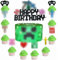 Tortendeko Geburtstagstorte Videospiel Kuchen Toppers。Gamer“Happy Birthday” Cupcake Dekoration 11 pcs Kuchen deko Video Gaming Spiel für Kinder Party Dekoration