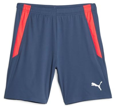 PUMA Herren Teamliga Trainingsshorts 2 (offene Taschen) Gestrickte Shorts, Inky Blue-Fire Orchidee, XL