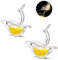 KAIAIWLUO Spremiagrumi Manuale, 2 Pezzi Spremi Limone Nuovo Spremiagrumi Portatile Per Frutta Trasparente per Juicing Arance Agrumi Frutta Spremute Fresche