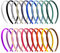 20 Stück Satin-Stirnbänder, bonbonfarbene Stoffstirnbänder, verdickte Stirnbänder, DIY-Stirnbandmaterialien, Haarschmuck, geeignet für fröhliche Partys, Aufführungen (20 Farben)