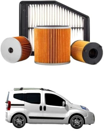 Kit Tagliando 4 Filtri per FIAT Qubo 1.3 D Multijet 55 kw anno 2008<>2023