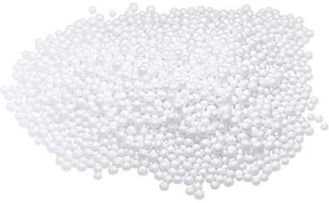 GRANULAT EPS, Füllung für Sessel und Sitzsäcke wie Sako Sack, Sitzkissen, Puffball, Sitzsack Polystyrolkugeln, Füllung für 100L Pakete