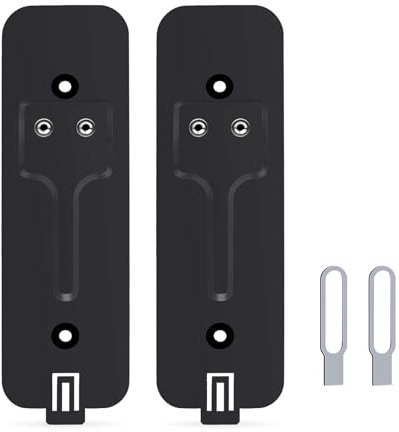 for Blink Doorbell Backplate Replacement, Compatible with Blink Video Doorbell, Include Mount Accessory (Black-2 Pack)