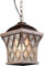 HONY-LIGHT Rustikal Außen Hängeleuchte Wasserdichte IP44 Hängend Lampe aus Aluminium Glas Vintage Decken-Leuchte E27 Pendelleuchte Außenlampe Pendellampe Laterne Höhenverstellbar Bronze …