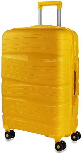 Frentree Valise ABS Valise de Voyage à Coque Dure - Trolley avec 4 roulettes et Serrure à Combinaison TSA - Taille : L
