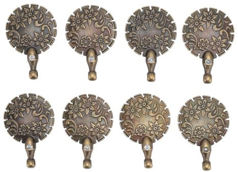 Pendentifs Coupe-Fil 8 Pièces, Outil de Coupe de Fil de Forme Ronde en Métal Vintage, Portable et Compact, pour Bricolage, Couture, Artisanat, Tricot