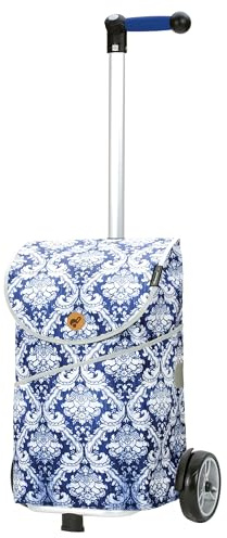 ANDERSEN Einkaufstrolley - Shopper Mix A29 | mit ergonischem 3-Wege-Griff, höhenverstellbar, aus Alu, bis 40 kg - Tasche Limited Edition, Seitenfach, Innenfach, 46 L
