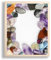 arte-tuo Bilderrahmen Opal A | 50x65 cm | Ahorn Dekor | entspiegeltes Kunstglas Antireflex | Poster Puzzle Kalligrafien Drucke
