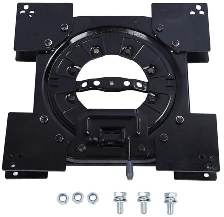 aqxreight Barhocker-Drehplatte, Robust, RV-Sitz, Drehbasis, 360-Grad-Drehung, 4 Gänge, Verstellbarer Stuhl, Barhocker, Ersatzbasis für Wohnmobile, Nutzfahrzeuge