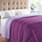 Edredón Nórdico Relleno Fibra Bicolor - Morado/Lila, 135cm
