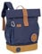 LÄSSIG Kindergartenrucksack Kinderrucksack Rolltop mit Brustgurt wasserabweisend, 11 Liter/Mini Rolltop Backpack navy