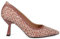 Sangiorgio Décolleté Tessuto Multicolor e Pelle Rosa con Tacco a Rocchetto - S220 SAMBUCO Antico - Taglia 36