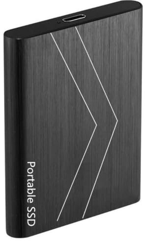 Disque Dur Externe 2To, USB 3.1-2.5 Pouces, Portable étanche et Anti-Choc pour PC, Mac, TV, MacBook, Ordinateur Portable, Bureau, Windows (Noir)
