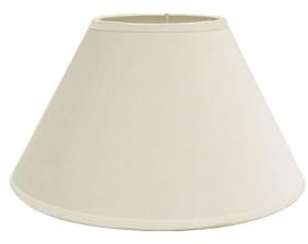 PRENDELUZ Pantalla de luz E27 con forma cónica, dimensiones 30x15x20 cm, color beige, ideal para lámparas decorativas y ambientación.