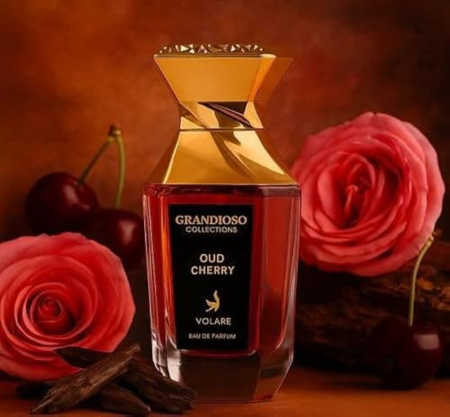 Oud Cherry – Eau de Parfum Mixte 100 ml | Cerise, Roses & Oud | Parfum Oriental Fruité & Boisé, Unisexe