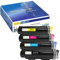 Kompatible Tonerkartuschen 4 Farben 6510 6515【Extra High Yield】 5500 Seiten BK 4300 Seiten C M Y für Xerox Phaser 6510n 6510dn 6510dni 6510dnm WorkCentre 6515n 6515dn 6515dni 6515dnm Drucker