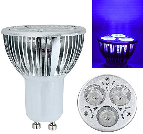 EBILUN Ampoules violettes 3 W GU10 UV ultraviolette lampe LED 85-265 V