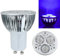 EBILUN Ampoules violettes 3 W GU10 UV ultraviolette lampe LED 85-265 V