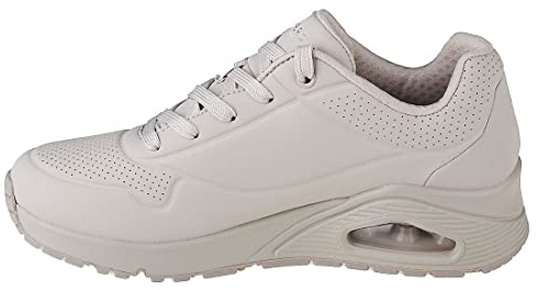 Skechers Femme Uno - Stand On Air Baskets Tendance, Off White Durabuck, 38 EU