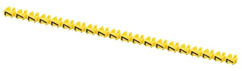 New Lon0167 20 Pcs Destacados Digit 7 Cable eficacia confiable de red Etiquetas Marcadores amarillos para 4.0-6.0mm Dia Cable(id:068 ca c3 fe7)