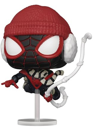 Funko Pop! Games: Miles Morales - Winter Suit - Spider-man - Miles Morales Game - Vinyl-Sammelfigur - Geschenkidee - Offizielle Handelswaren - Spielzeug Für Kinder und Erwachsene - Video Games Fans