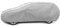 Autoabdeckung Wasserfest & Extrastark kompatibel mit Opel Astra K Sports Tourer (15-) Atmungsaktive Autoplane Abdeckplane Grau