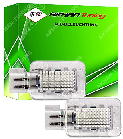 akhan KB23 - Fehlerfrei Türbeleuchtung, Einstiegsbeleuchtung, Innenraumbeleuchtung Xenon Weiß Plug&Play CanBus