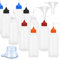 10 flacons applicateurs de précision de 15 ml, 25 gobelets réutilisables et 2 mini entonnoirs pour une utilisation polyvalente