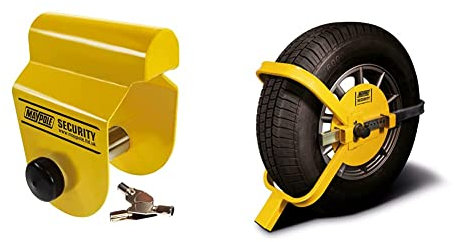 Maypole MP956 Hitchlock for Alko Hitches & MP9065 Universal Wheel Clamp