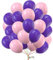 Creative Balloons Rosa Lila 12,7 cm Metallic-Chrom-Luftballons, 30 Stück, Uni-Erwachsene & Kinder, Geburtstag & Weihnachten