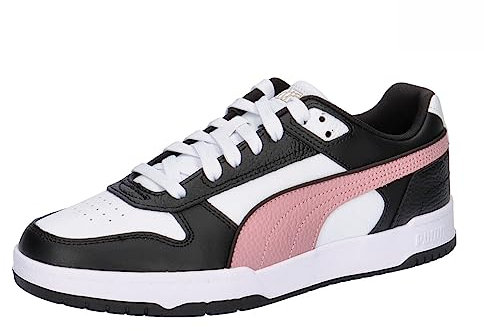 PUMA Unisex Rbd Game Low Baskets, Puma White Future Pink Puma Black, 38 EU
