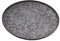 Funerom Bandeja Decorativa Redonda de Metal galvanizado con Bordes corrugados (32 cm)