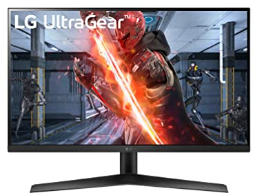 LG Ultragear 27GN60R-B 27 Inch Gaming Monitor with Full HD IPS 1ms (GtG) 144hz, HDR 10, Freesync Premium, NVIDIA G-SYNC Compatible, Black