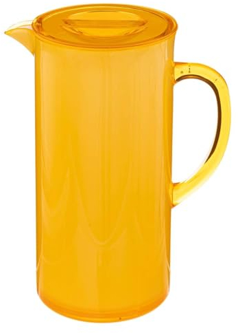 5five - pichet avec couvercle square jaune moutarde