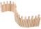 POPETPOP Hamsterzaun Hölzerne Hängebrücke Trainingsspielzeug Für Kleine Haustiere Hamsterrad Holz Hamster Kaubrücke Spielzeug Meerschweinchen Brücke Hamsterlabyrinth Spielzeugkäfig Holzzaun