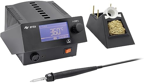 ERSA i-CON 1 MK2 digitale 1-Kanal Industrie-Lötstation 150-450°C mit 150W Lötkolben i-TOOL MK2 Tip'N'Turn - Spitzenwechsel antistatisch 0IC1105A
