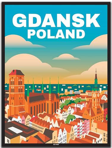 BLN PRINT Altstadt Danzig (1) - Vintage Travel Poster