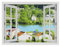 Insect Protection Fly Screen Roller Blind 125x180cm self-Adhesive Mosquito net Window, with self-Adhesive Double-Sided Tape, Keeps Flies/Mosquitoes Outside, White