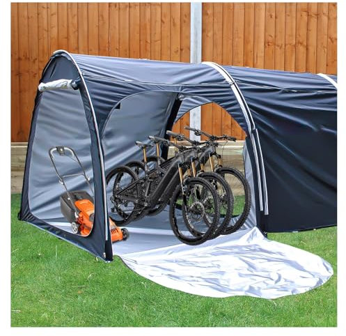 Fahrradaufbewahrung kann gespleißt werden, kleiner Schuppen, Outdoor-Aufbewahrung für Terrassenmöbel, Fahrrad, Motorrad, Fahrradschuppen, Outdoor-Aufbewahrung, wasserdicht, schwarz