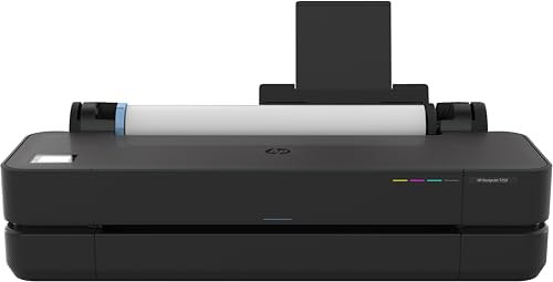 HP DesignJet T250 24 da 61 cm (5HB06D), Stampante Grandi Formati, Plotter, Standard A4-A1, 76 Stampe A1/h, Wi-Fi, Ethernet, USB, 2400x1200 dpi, Metallo riciclato, Garanzia 2 Anni, HP Click, Nero
