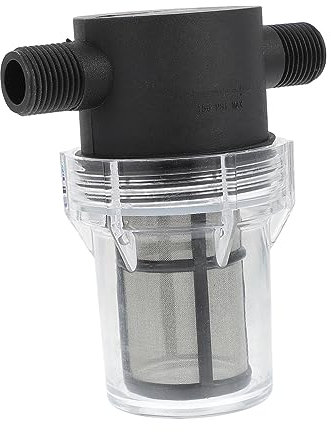 GARVALON Rostfreier Wasserfilter Vorfilter Für Wasserpumpen Inline Strainer Für Garten Aquarium Und Hausanwendungen 80 Mesh
