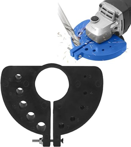 Bohrerschärfgerät - Kompaktes Bohrerschleifgerät, Hartmetall-Bohrerschärfer | Vielseitige Bohrer-Schleifmaschine, Bohrer-Schleifvorrichtung, Präzisions-Bohrerschärfer, Spiralbohrer (Schwarz)