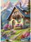 QENSPE Haus Diamond Painting Set für Erwachsene, 5D Diamond Painting Verschneiter Berg Diamond Art mit Werkzeugen, Kristall Diamant Kunst DIY Handwerk für Haus Zimmer Wand Dekor 30x40cm