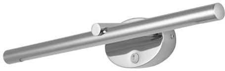 ARTE LAMP Bilderleuchte LED Bilderlampe Wandleuchte Innen mit Kabel und Stecker, Chrom, 8 W, 4000 K, umschaltbare Lichtfarbe, 46 x 11 x 5 cm, Akzentbeleuchtung
