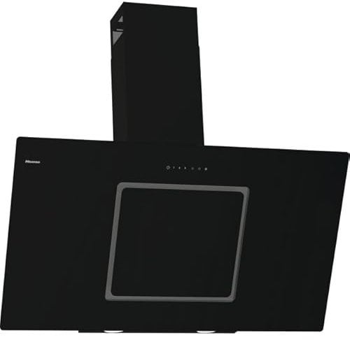 Hisense CH10IN14BBUK 100cm Angled Chimney Cooker Hood - Jet Black