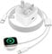 2 in 1 Charging Cable for Apple Watch Charger Cable, 20W USB C Plug with iWatch Charger Apple Watch Fast Charger USB C Magnetic Charging Cable for iWatch Series 9/8/7/6/5/4/SE/Ultra,iPhone 14 13 12 11