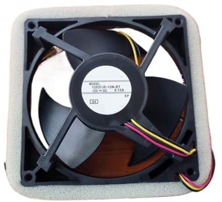 LWVQRERKH Refrigerator Fridge Spare Parts Dc12V 0.13A Nmb 12537Je-12N-Bt Cooling Motor Fan,Compatible For Haier,Refrigerator