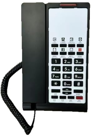 alloneslife 1.. Schnüres Festnetzphasen Mit Großen Knöpfen Wandmontageschreibtisch Telefon Für Senioren Home Hotel Badezimmer Commercial Hotel Communication