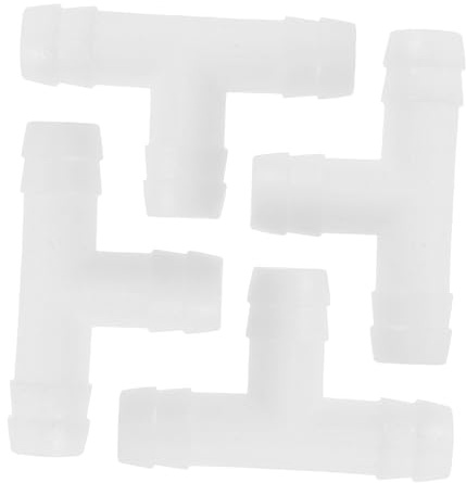 AUTSUPPL 4 pièces Raccord Tuyau Condensat Clim Connecteur Drainage Trois Voies Étanche pour Climatisation Domestique Bureau Hôtel Hôpital École