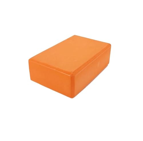 Yoga Block Yoga Building Blocks Cubes Bricks Reinforcement Mats Sports Supplies Exercise Home Equipment Fitness(Orange)